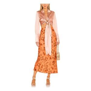 Significant Other 'Emile' Pink Satin Top Size 6